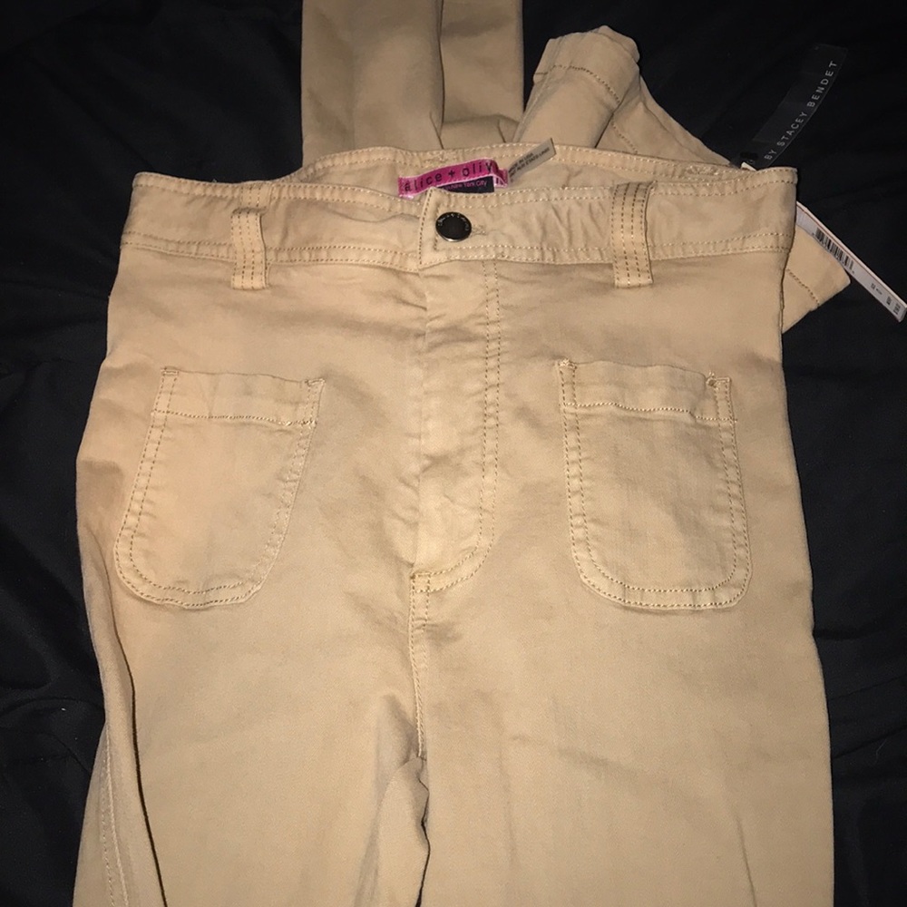 Alice + Olivia Tan Pants
